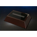 Dark Rosewood Rectangular LED Base (4-3/4 x 6-5/8")